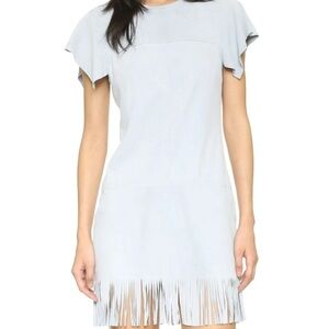 REBECCA MINKOFF Women's Suede Saturn Dress